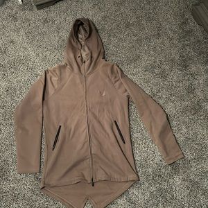 Men’s brown ASRV zip up hoodie